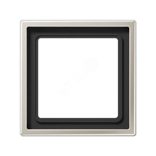 Рамка 1-я для горизонтальной/вертикальной установки  Серия- LS990  Материал- металл  Цвет- благородная сталь