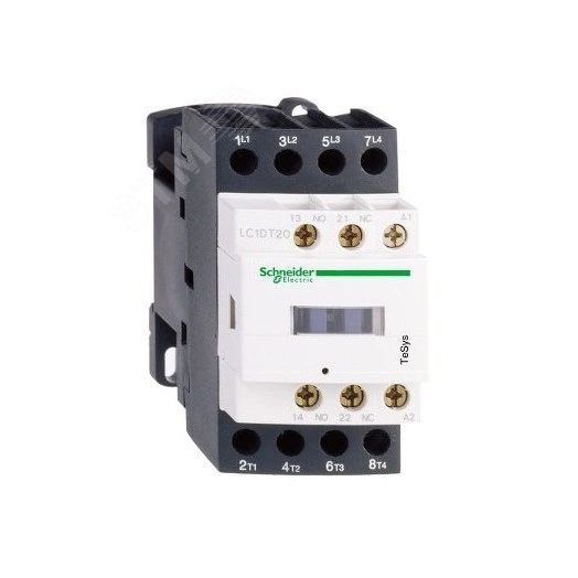 Контактор D 4P (2НО+2НЗ) АС1 25А НО+НЗ24V DС2.4 ВТ расширенный диапазон/ ограничитель перенапряжения