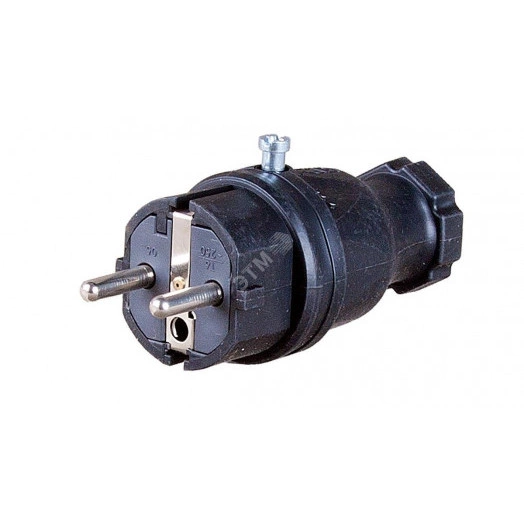 Вилка из твердой резины IP44