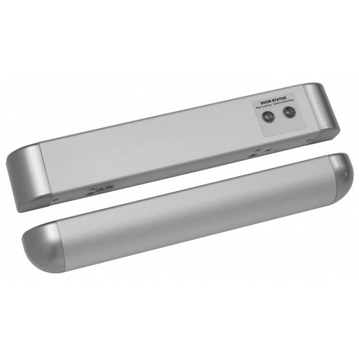 Замок электро-механический, соленоидный,  накладной, мониторинг, СИД индикация