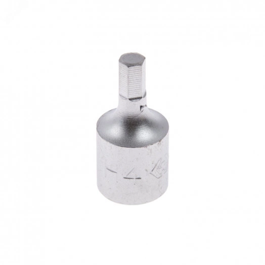 Насадка (бита) торцевая 1/4', HEX, 4 мм, L = 25 мм