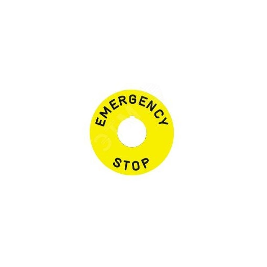 Выключатель аварийного останова диам.90