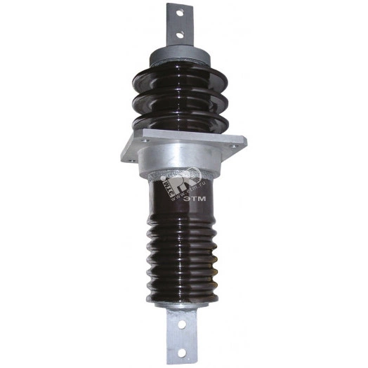 Изолятор фарфоровый проходной с квадратным фланцем ИПУ-10/630-7.5