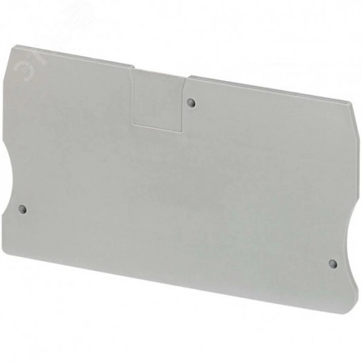 Крышка торцевая 2 точки подключения пружинные клеммы 10мм.кв