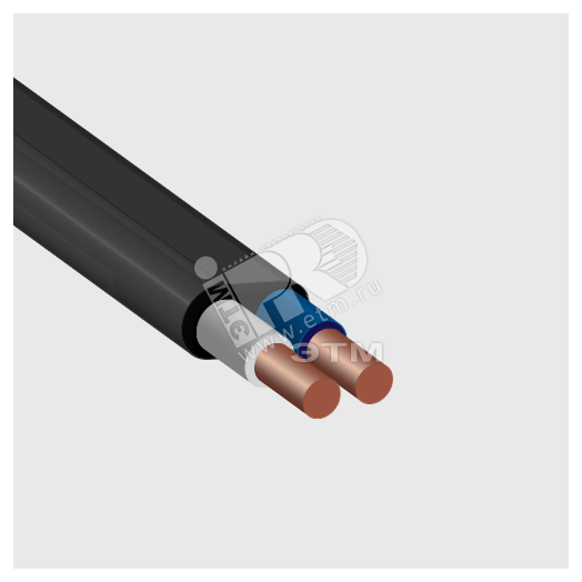 Кабель ВВГэнг-FRLS 2х2,5ок(А)(N)-1