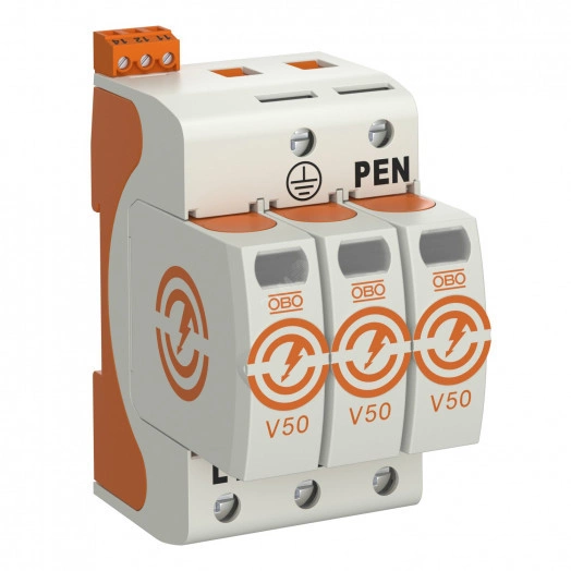 УЗИП для силовых сетей 3 пол. (Класс I+II), 280 В