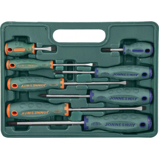 Набор отверток стержневых ANTI-SLIP GRIP, 8 предметов