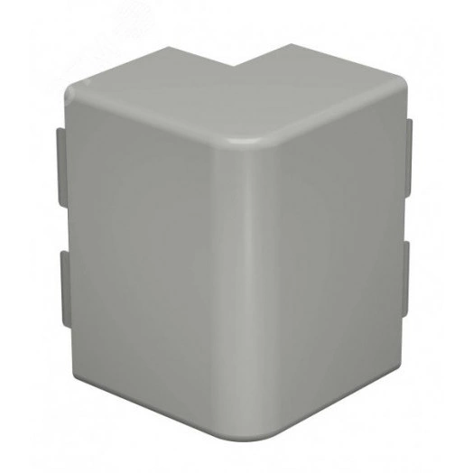 Крышка внешнего угла кабельного канала WDK 60x130 мм (ПВХ, серый)