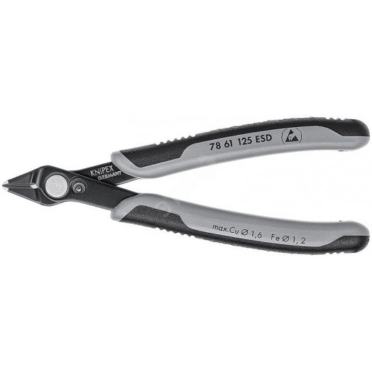 ElecTronic Super KNips ESD вороненые 125 mm KN-7861125ESDSB