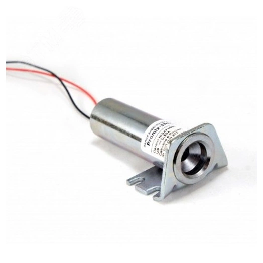 Замок электромеханический с толкателем и датчиком  положения двери