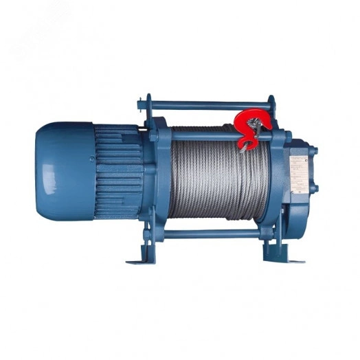 Лебедка электрическая KCD 1000, г/п 1.0т, канат 100м, 380В