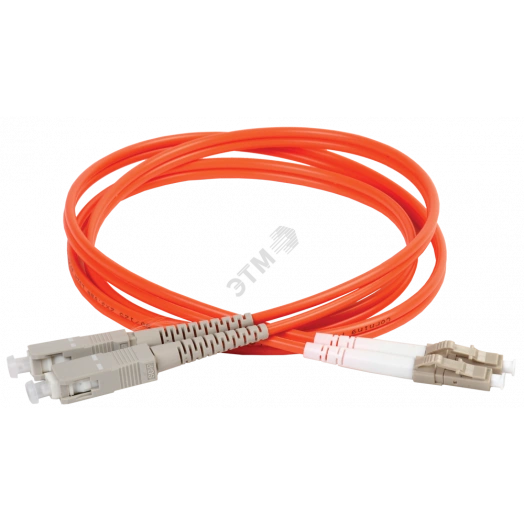 Оптический (патч-корд) мм 50/125 (OM2) SC/UPC-LC/UPC(Duplex)10м