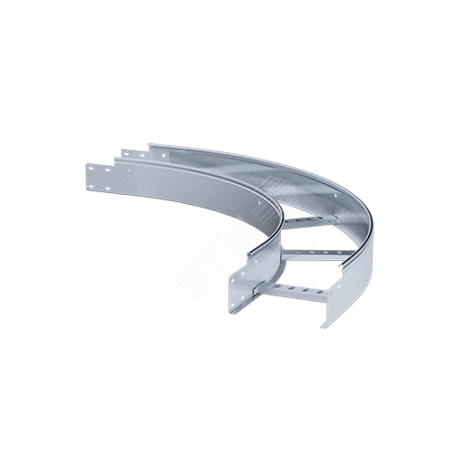 Поворот горизонтальный LT 200х50-90 S=1.2мм R=600мм оцинк.