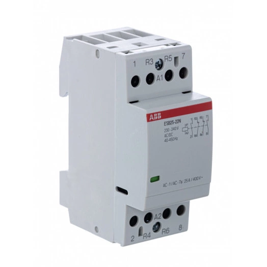 Контактор ESB25-22N-06 модульный (25А АС-1, 2НО+2НЗ), катушка 230В AC/DC