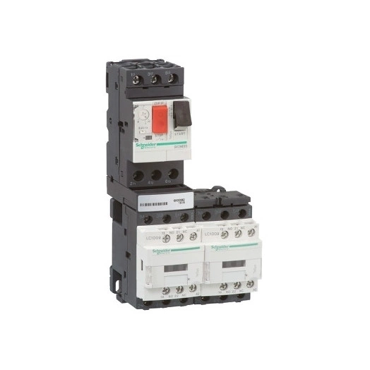 Пускатель магнитный 9А = 24B реверсивный GV2-ME05 0.63-1А GV2DM2