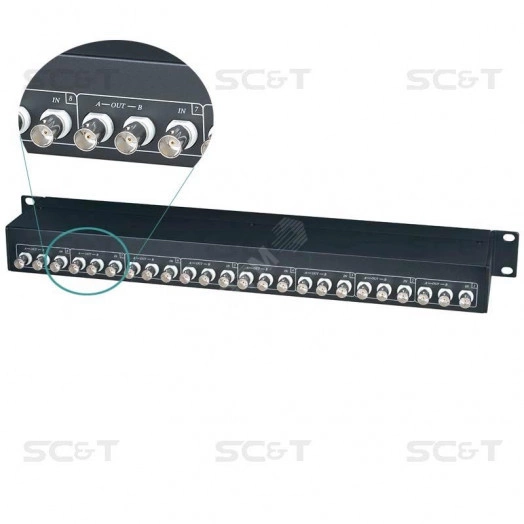 Распределитель HDCVI/HDTVI/AHD/CVBS (8 входа/16 выхода)