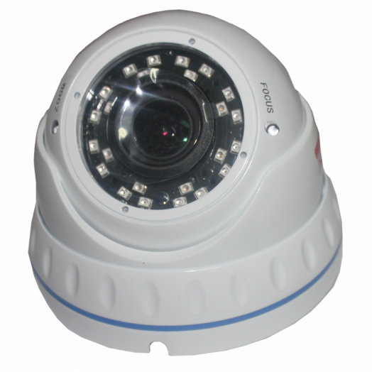 Видеокамера AHD/TVI/CVI 2.4Мп купольная с ИК-подсветкой до 30м (2.8-12мм)