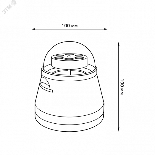 Ночник светодиодный со сменной проекцией,выкл, 4Вт, белый Gauss