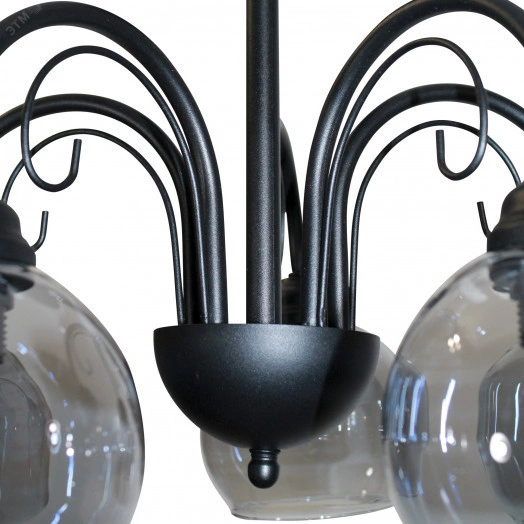 Светильник Берта 151 черн.муар (Плафон 06333) НСБ 01-5х60-132 Е27 ИУ