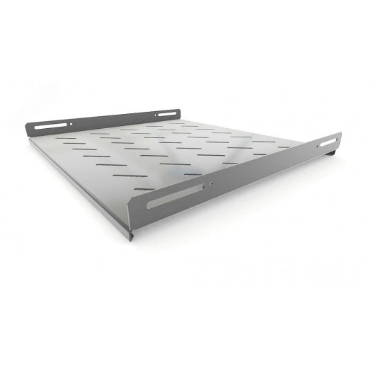 Полка TSH3L-450-RAL7035  стационарная, глубина 450 мм, с боковым креплением