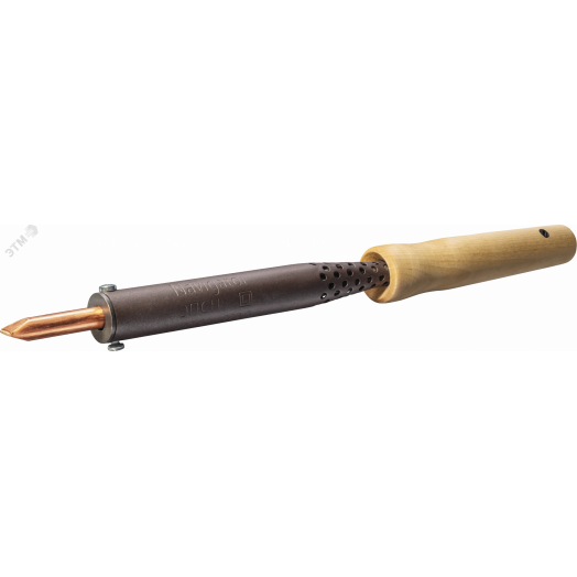 Паяльник деревянная ручка клин прямой NSE-Pes01-100W-СP