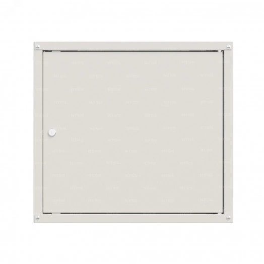 Шкаф настенный телекоммуникационный NTSS LIME 18U 550х600х900мм, 2 профиля 19, дверь сплошная металл, боковые стенки несъемные, разобранный, серый RAL 7035