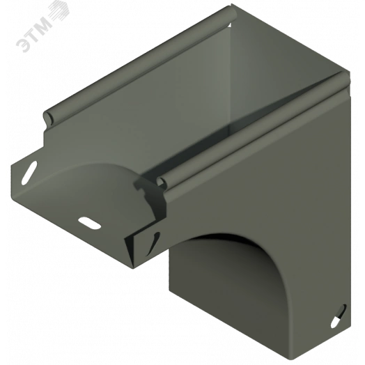 Угол вертикальный внешний 500х100-90 S=1,0мм оцинк.