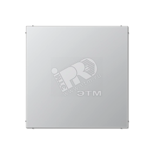 Крышка без отверстий для произвольных вырезов (с несущей платой)  Серия LS990  Материал- металл  Цвет- алюминий
