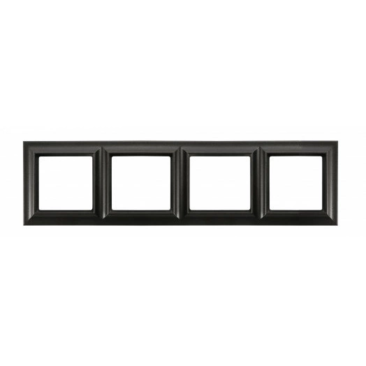 Рамка 4-поста  Eco Profi  Standart  термопласт  антрацит