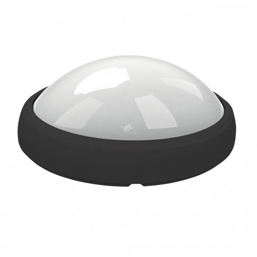 Светильник светодиодный влагозащищенный 12W 840 Лм 4500К IP65 220В черный овал