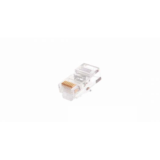Коннектор RJ45/8P8C Кат5е 6мкд многожильный неэкран 100шт