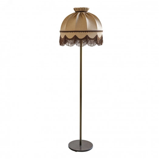 Светильник НТБ-11-60-105 венге с аб.Ретро лён     капучино