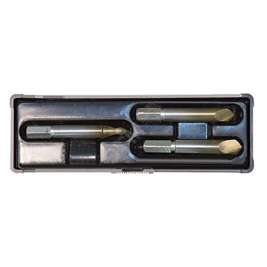 Набор экстракторов Профи, быстрорежущая HSS сталь, 3 шт