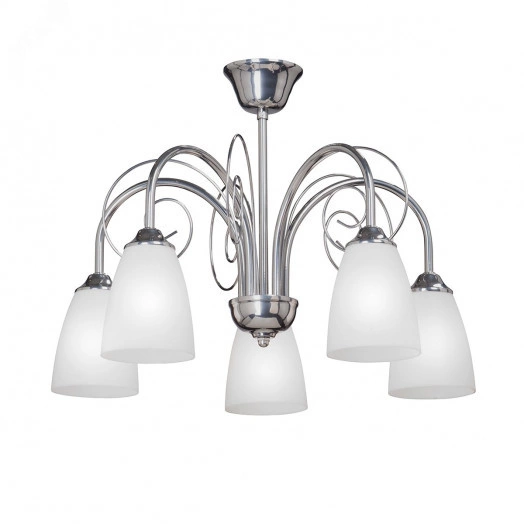 Люстра V3736-9/5PL 5xE14 макс. 40Вт плафон ПП