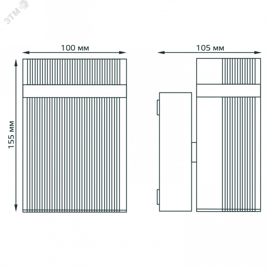 Светильник садово-парковый 1х50 Вт (max) GU10 настенный архитектурный 220-240 В 50Hz IP54 100х105х155 мм Enigma Gauss