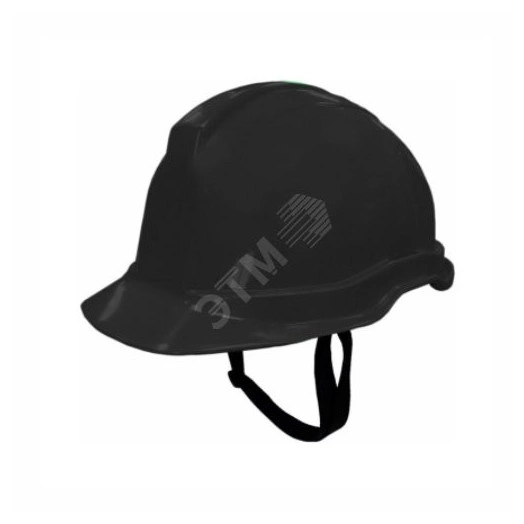 СОМЗ-58 Арктика RAPID чёрная (универсальная защитная и ДЛЯ РАБОТ НА ВЫСОТЕ, соответствует требованиям приказа 782н, с 4-х точечным подбородочным ремнем с креплением к корпусу, плавная регулировка (храповый механизм, до -50С)