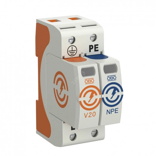 УЗИП для силовых сетей 1+NPE (Класс II), 75 В