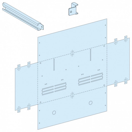 Плата монтажная 6 модулей