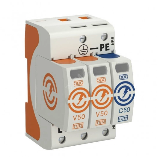 УЗИП для силовых сетей 2+NPE (Класс I+II), 280 В