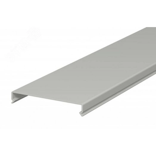 Крышка кабельного канала LKV 100 мм (ПВХ, серый)