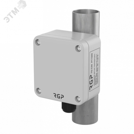 Датчик температуры от -50 до +130 C, PT1000, накладной