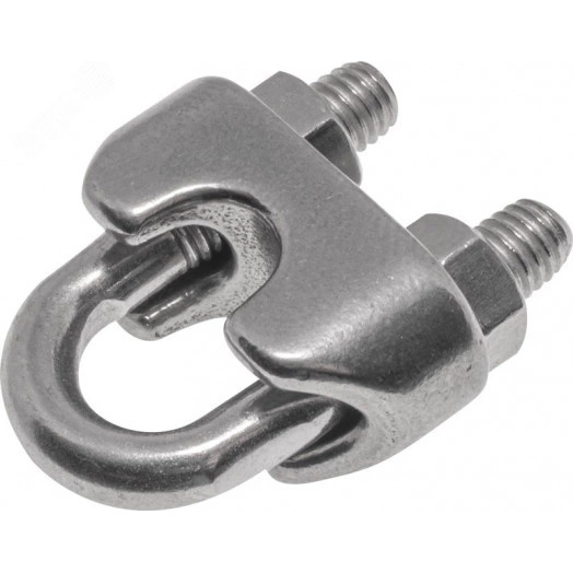 Зажим троса DIN 741  6мм A4