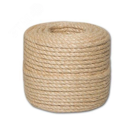Канат джутовый тросовой свивки 12,0мм (110м)