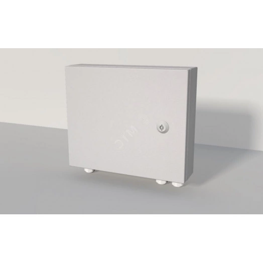 Бокс оптический (кросс) IP 55 настенный одна дверь замок до 24 портов