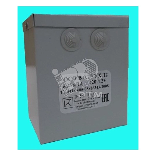 Трансформатор напряжения понижающий ОСО В-0.25 УХЛ2 220/42