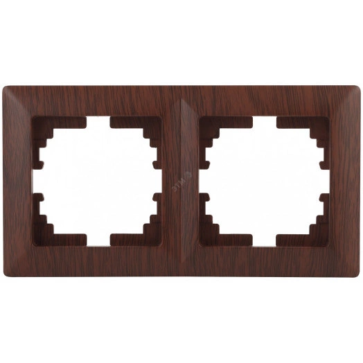 Рамка на 2 поста, СУ, Solo, венге, 4-502-10