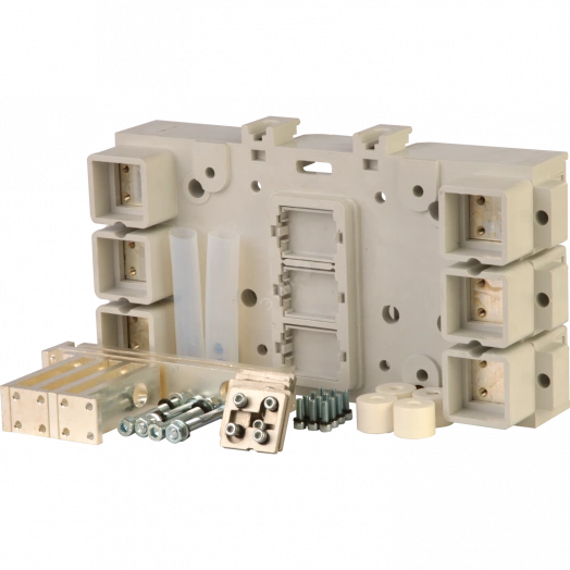 Основание для крепления на монтажной панели с задним присоединением с плоскими зажимами