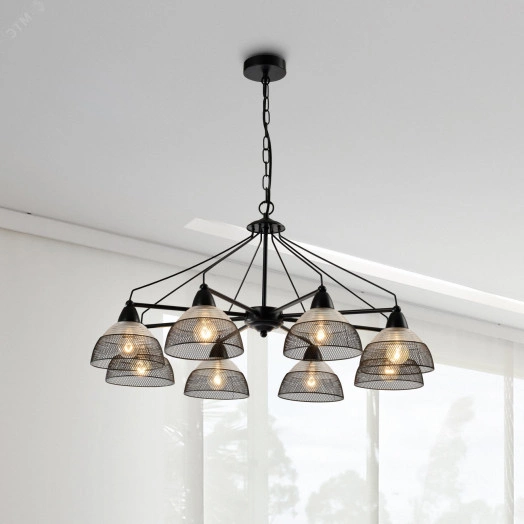 Люстра  Rivoli Avda 5060-208 8 х E14 40 Вт лофт - кантри