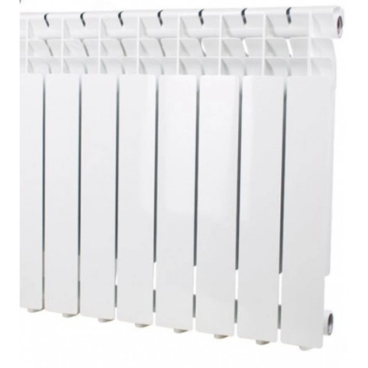 Радиатор алюминиевый секционный 500/80/12 боковое подключение