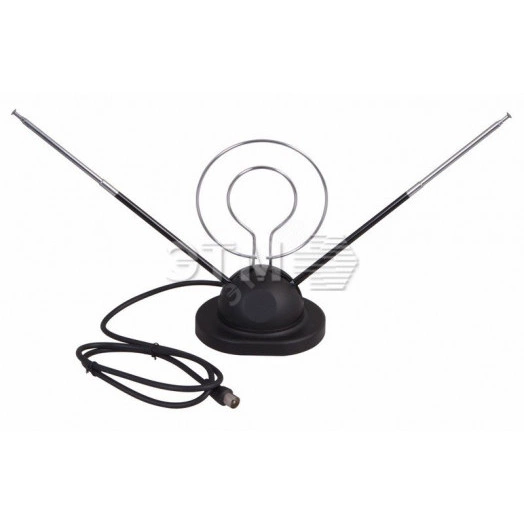 ТВ антенна комнатная телескопическая на подставке Усы (модель RX-105)